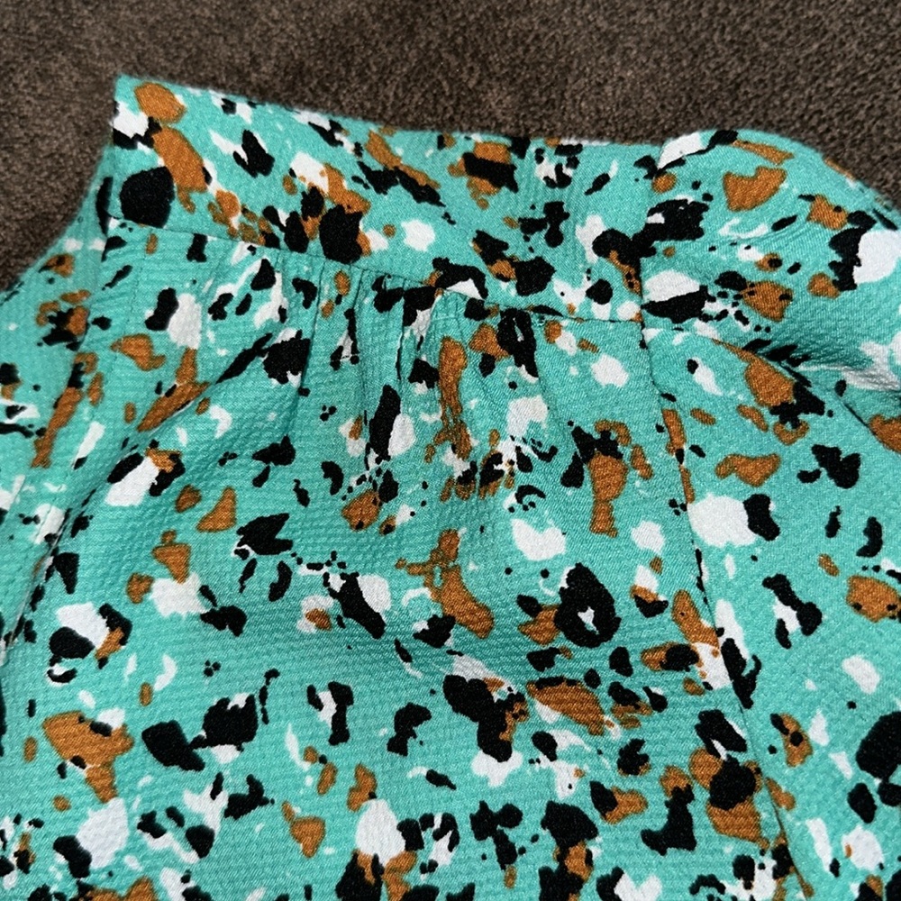 Joie Multi Color Patterned Blouse Size Xl - image 8